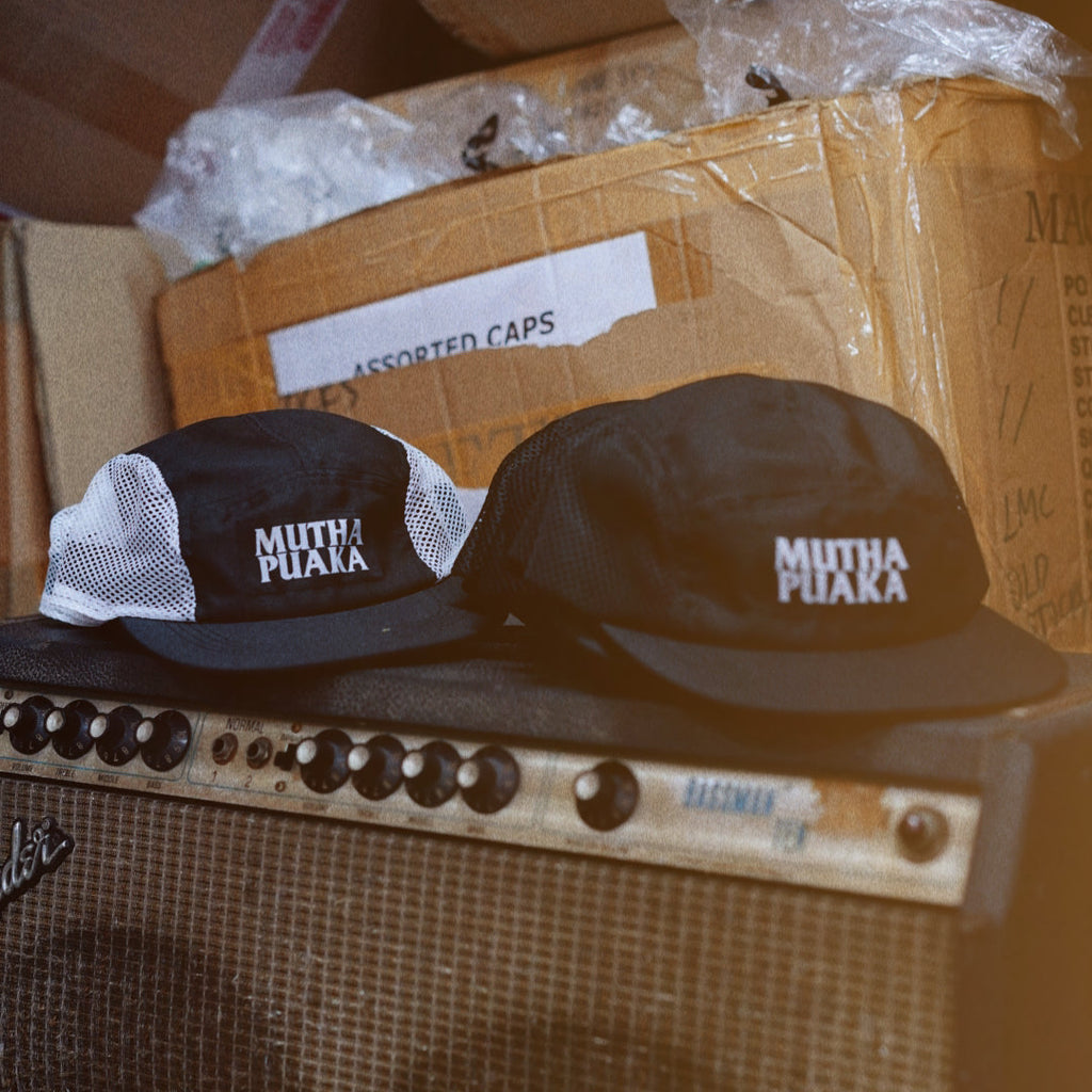 MP CAMP HAT - BLACK/WHITE