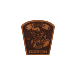 KNUCKLEHEAD LEATHER PATCH