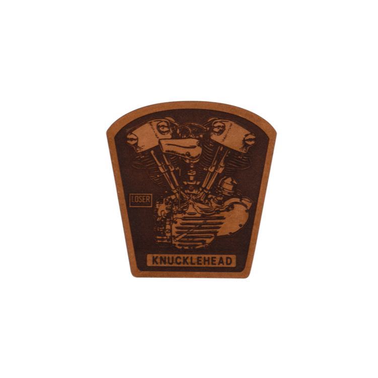 KNUCKLEHEAD LEATHER PATCH